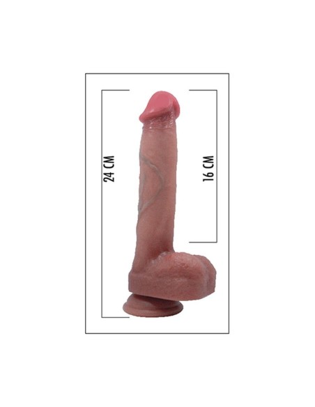 PERFECT-COCK S66 - 9,5" inch. VIB. DILDO