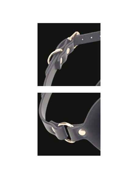 MASK BLACK (PU Leather/Metal)