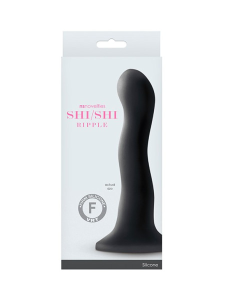 SHI/SHI RIPPLE 6INCH DILDO BLACK acquista online su Porky's Store