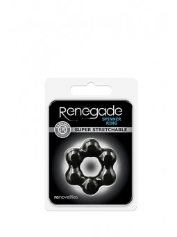 RENEGADE SPINNER RING BLACK
