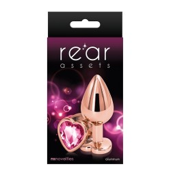 REAR ASSETS ROSE GOLD HEART M PINK acquista online su Porky's Store