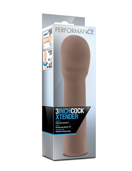 PERFORMANCE 3INCH COCK XTENDER BROWN acquista online su Porky's Store