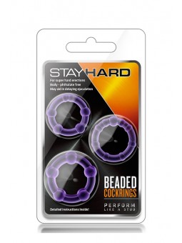 STAY HARD BEADED COCKRINGS...