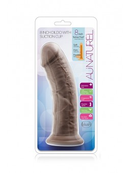 AU NATURAL 8INCH DILDO...