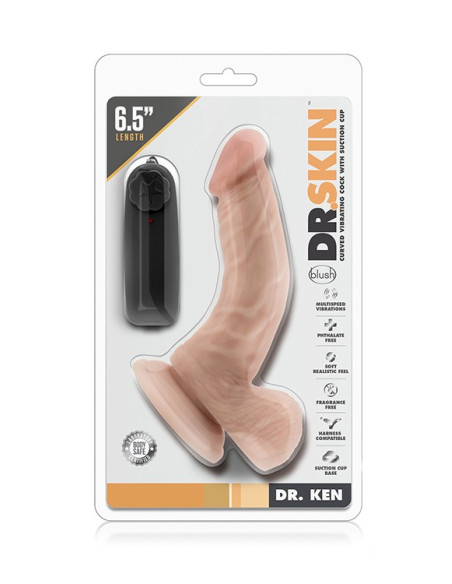 DR. SKIN DR. KEN 6.5 VIBRATING COCK acquista online su Porky's Store