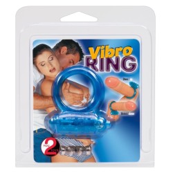 Vibrating cockring blue acquista online su Porky's Store