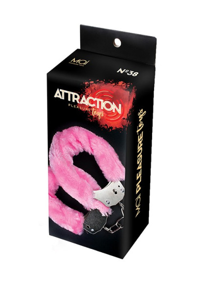 MAI No.38 METAL FURRY HANDCUFFS PINK acquista online su Porky's Store