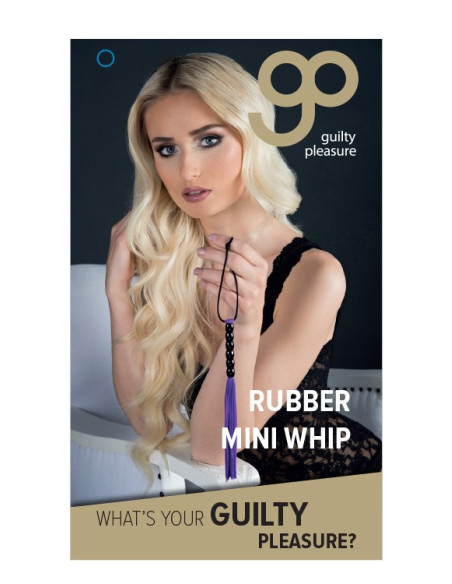 GP RUBBER MINI WHIP PURPLE acquista online su Porky's Store
