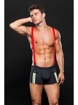 FIREMAN COSTUME 2PCS M/L