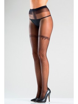 POLKA DOT SHEER TIGHTS WITH...