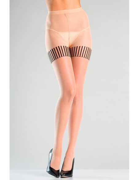 SHEER TIGHTS WITH BOW DESIGN BACKSEAM acquista online su Porky's Store