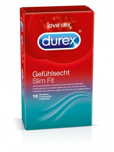 Durex Gefhlsecht Slim Fit 10