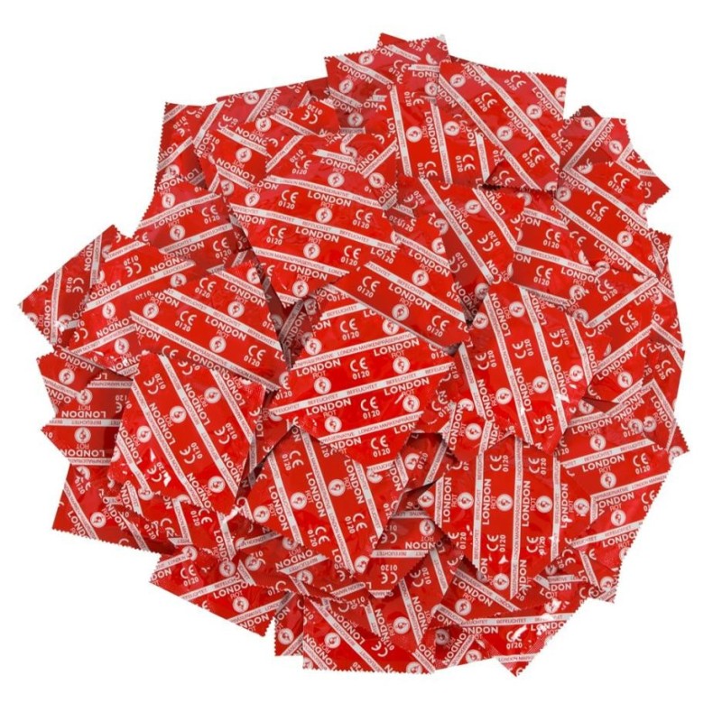 London red condoms 100 pcs.