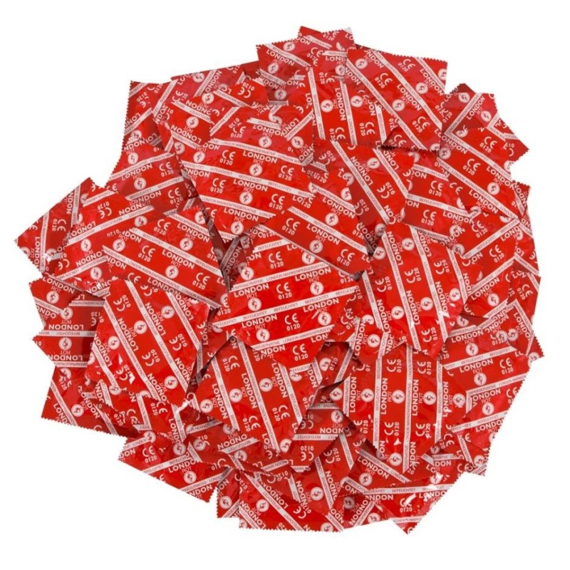 London red condoms 1000 pcs.