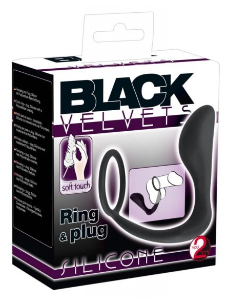 Black Velvets Ring & Plug