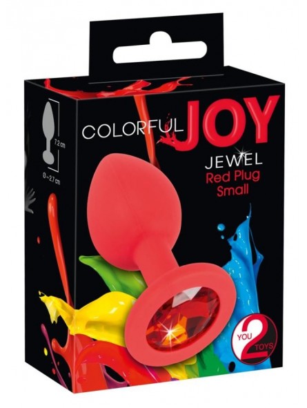 Colorful Joy Jewel Red Plug