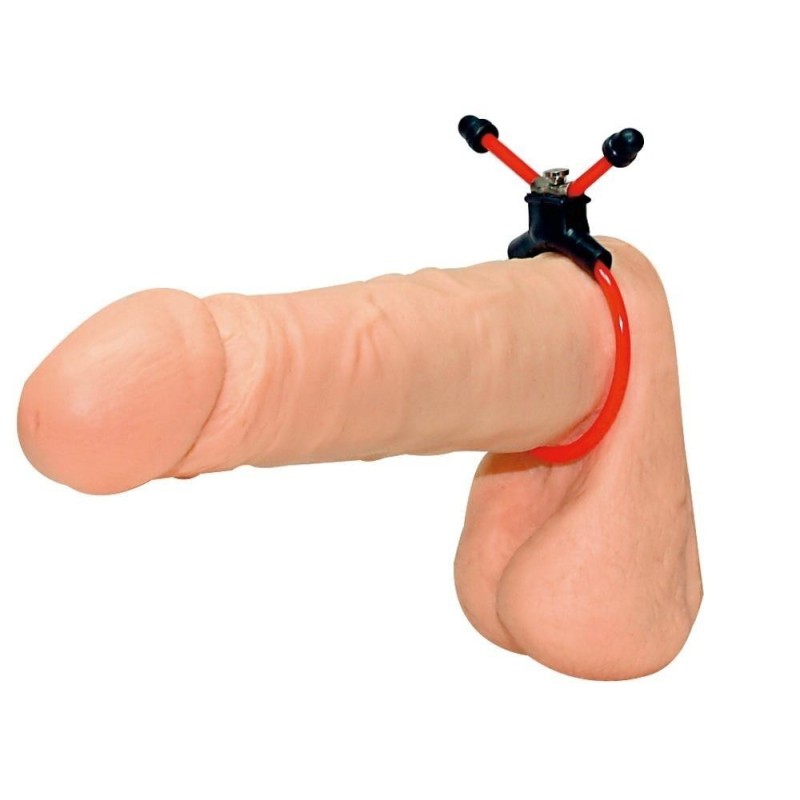 Red Sling Cock RIng