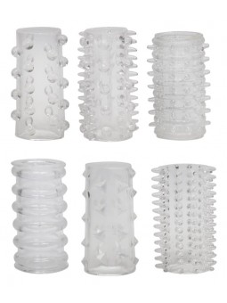 Red Roses Penis Sleeves 6 pcs