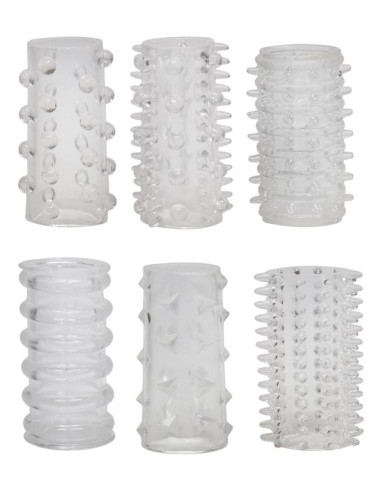 Red Roses Penis Sleeves 6 pcs