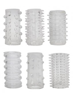 Red Roses Penis Sleeves 6 pcs