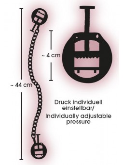 Nipple Clamps with Metal Chain