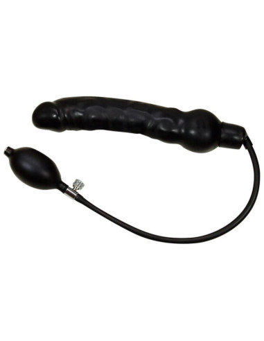 Blow me up Latex Dildo black