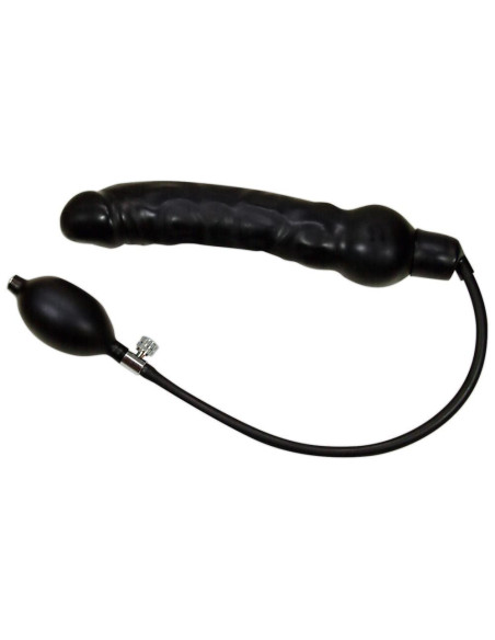 Blow me up Latex Dildo black
