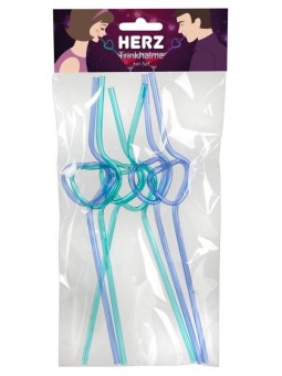 HEART Straws pack of 6