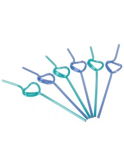 HEART Straws pack of 6