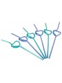 HEART Straws pack of 6