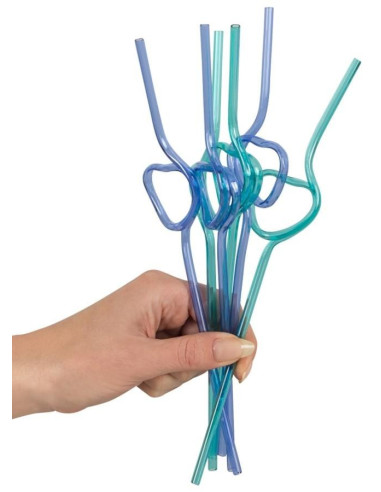 HEART Straws pack of 6