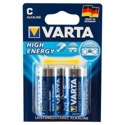 2 Varta C Batteries 2