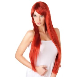 Long Straight Red Wig 2