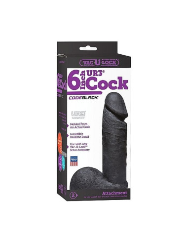 CodeBlack - Realistic UR3 Cock - 6" Cock