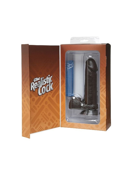 The Realistic Cock - 6 Inch - Black acquista online su Porky's Store