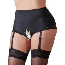 Crotchless Briefs with Suspender Straps 2