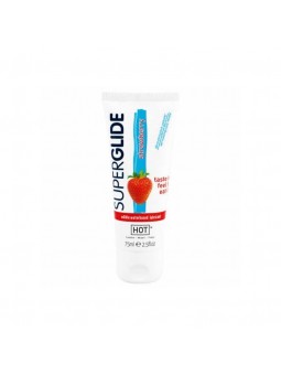HOT SUPERGLIDE EDIBLE LUBRICANT- STRAWB