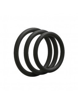 3 C-Ring Set - Thin - Black