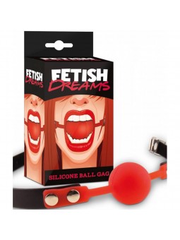 Fetish Dreams Silicone Ball Gag red