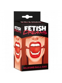 Fetish Dreams Silicone Ball Gag red