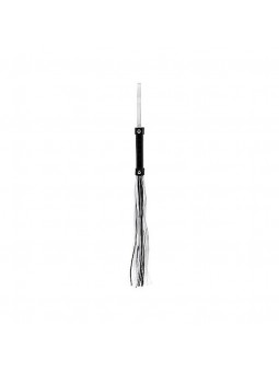 Black Translucent Whip with Black Stripe