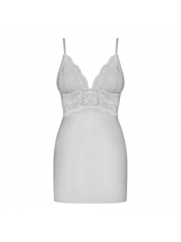 810-CHE chemise & thong  white