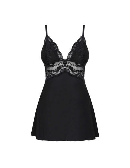 810-BAB babydoll & thong  black