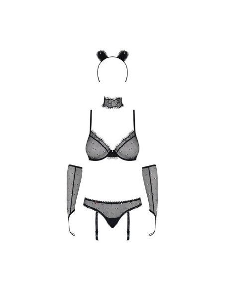 836-CST-1 catwoman costume  black