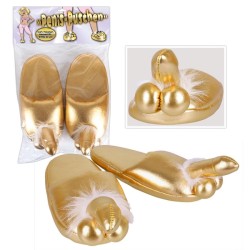 Penis Slippers Gold acquista online su Porky's Store