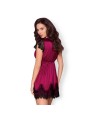 861-PEI-5 peignoir & thong  pink