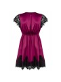 861-PEI-5 peignoir & thong  pink