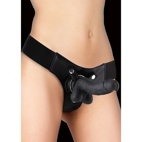 Realistic - 7 Inch - Strap-On - Black