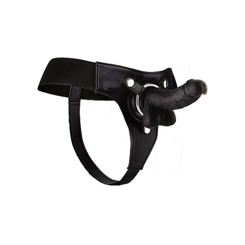 Realistic - 7 Inch - Strap-On - Black