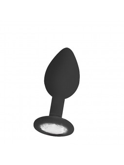 Regular Diamond Butt Plug - Black